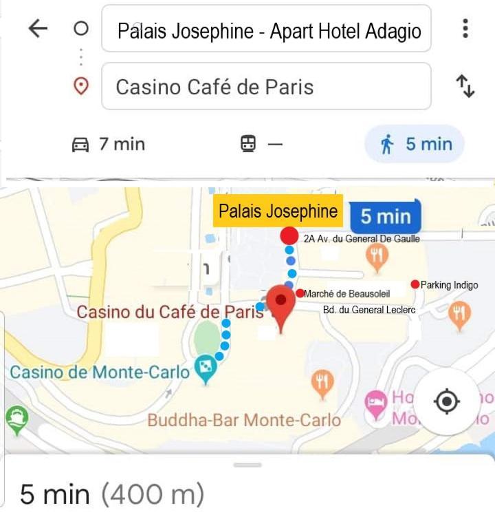 Monaco A 300M Du Casino - Grand Studio Avec Piscine Бюсолей Екстериор снимка